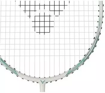 Victor Auraspeed 9 R Badmintonschläger ausgewogen/flexibel, weiß/grün, 4U/G5