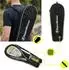 HyperMotion Crossminton Speed Badminton Set, 2 Aluminiumschläger, 5 Speedbälle