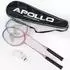 Apollo Match Pro 400 Badminton-Set, Alu-Rahmen, blau/pink