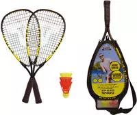 Talbot Torro 490114-000, Badmintonset Talbot Torro Speed 4400 schwarz-gelb
