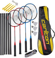 Carlton 13016383, Carlton Tournament 4 Player Set Badmintonschl&auml;ger Black /...
