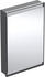 Geberit ONE Spiegelschrank mit ComfortLight, 1 Tür, Unterputzmontage, schwarz matt/Aluminium, 60x90cm, 505.80, Ausführung: Anschlag links - 505.800.00.7
