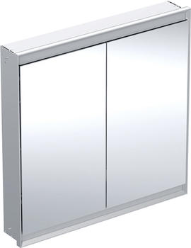 Geberit ONE Spiegelschrank mit ComfortLight - 2 Türen - Unterputzmontage - 90x90x15cm - 505.803.00. Aluminium eloxiert - 505.803.00.1