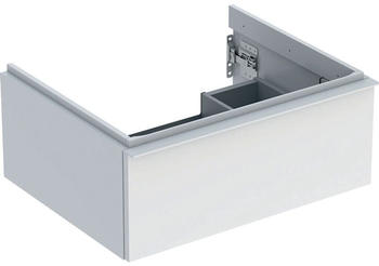 Geberit iCon Unterschrank für Waschtisch mit 1 Schublade 59,2 x 24,7 x 47,6 cm Weiß hochglanz Weiß pulverbeschichtet (502310011)