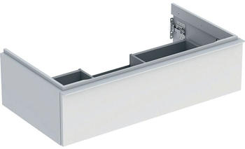 Geberit iCon Unterschrank für Waschtisch mit 1 Schublade 88,8 x 24,7 x 47,6 cm Weiß matt Weiß pulverbeschichtet matt (502312013)