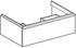 Geberit iCon Unterschrank für Waschtisch mit 1 Schublade 74 x 24,7 x 47,6 cm Lava pulverbeschichtet matt (502311JK1)