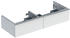 Geberit iCon Unterschrank für Waschtisch für Doppelwaschtisch mit 2 Schubladen 118,4 x 24,7 x 47,6 cm Weiß hochglanz (502314012)