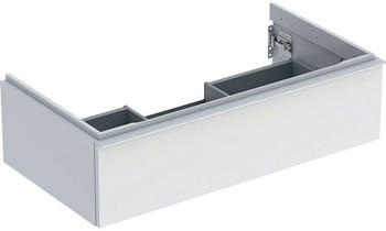 Geberit iCon Unterschrank für Waschtisch mit 1 Schublade 88,8 x 24,7 x 47,6 cm Weiß hochglanz Weiß pulverbeschichtet (502312011)