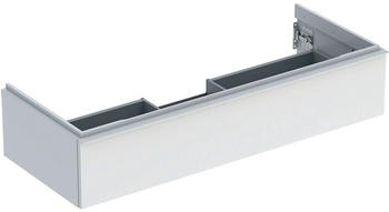 Geberit iCon Unterschrank f&uuml;r Waschtisch mit 1 Schublade 118,4 x 24,7 x 47,6 cm Wei&szlig; hochglanz Wei&szlig; (502313011)