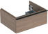 Geberit iCon Unterschrank für Waschtisch mit 1 Schublade 59,2 x 24,7 x 47,6 cm Eiche Lava pulverbeschichtet matt (502310JH1)