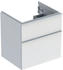 Geberit iCon Unterschrank für Waschtisch mit 2 Schubladen 59,2 x 61,5 x 47,6 cm Weiß hochglanz Weiß (502303011)