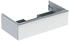Geberit iCon Unterschrank für Waschtisch mit 1 Schublade 88,8 x 24,7 x 47,6 cm Weiß hochglanz Verchromt (502312012)