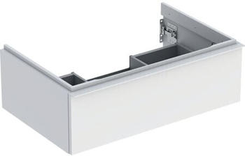 Geberit iCon Unterschrank f&uuml;r Waschtisch mit 1 Schublade 74 x 24,7 x 47,6 cm Wei&szlig; matt Wei&szlig; pulverbeschichtet matt (502311013)