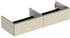 Geberit ONE Unterschrank für Waschtisch mit 2 Schubladen 133,2 x 26,6 x 47 cm Sandgrau lackiert hochglanz (505076004)