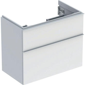 Geberit iCon Unterschrank für Waschtisch mit 2 Schubladen 74 x 61,5 x 416 cm Weiß hochglanz Weiß (502308011)