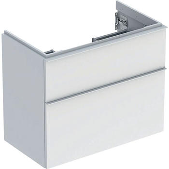 Geberit iCon Unterschrank f&uuml;r Waschtisch mit 2 Schubladen 74 x 61,5 x 416 cm Wei&szlig; hochglanz Wei&szlig; (502308011)