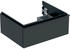 Geberit iCon Unterschrank für Waschtisch mit 1 Schublade 59,2 x 24,7 x 47,6 cm Lava pulverbeschichtet matt (502310JK1)