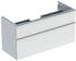 Geberit iCon Unterschrank für Waschtisch mit 2 Schubladen 118,4 x 61,5 x 47,6 cm Weiß hochglanz Verchromt (502306012)
