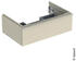 Geberit iCon Unterschrank für Waschtisch mit 1 Schublade 74 x 24,7 x 47,6 cm Sandgrau Sandgrau pulverbeschichtet matt (502311JL1)