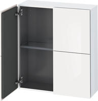 L-cube Halbhochschrank, Breite 700mm, Tiefe 243mm, 2 - Duravit