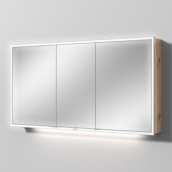 Sanipa Reflection Spiegelschrank MILO 140 mit LED-Beleuchtung, Eiche Natural-Touch, AU03885