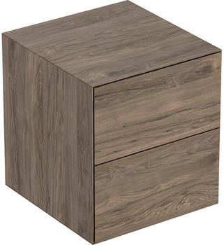 Geberit ONE Seitenschrank, 2 Schubladen, 45 cm nussbaum hickory (505.077.00.6)