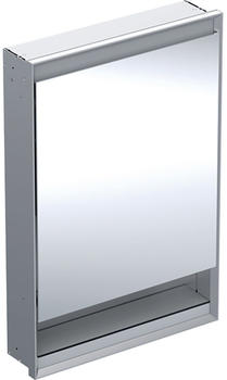 Geberit ONE Spiegelschrank mit Nische, ComfortLight, 1 Tür links, UP-Montage, 60 cm aluminium (505.820.00.1)