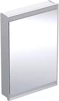 Geberit ONE Spiegelschrank mit ComfortLight, 1 Tür, Unterputzmontage, Aluminium eloxiert, 60x90cm, 505.800, Ausführung: Anschlag rechts - 505.801.00.1