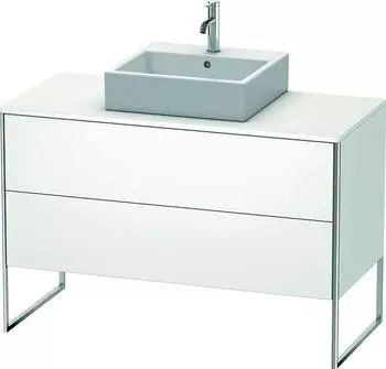 Duravit XSquare Unterschrank f&uuml;r Konsole + 2 Ausz&uuml;ge 120x77,8 ohne Einrichtungssystem wei&szlig; matt (XS492201818)