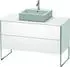 Duravit XSquare Unterschrank für Konsole + 2 Auszüge 120x77,8 ohne Einrichtungssystem weiß matt (XS492201818)