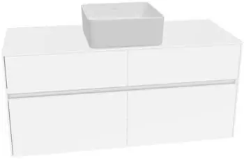 Villeroy & Boch Collaro Unterschrank 120 x 54,8cm 4 Ausz&uuml;ge White Matt (C04100MS)