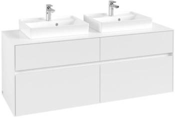 Villeroy & Boch Collaro Unterschrank 140 x 54,8cm 4 Ausz&uuml;ge White Matt (C07600MS)