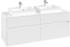 Villeroy & Boch Collaro Unterschrank 140 x 54,8cm 4 Auszüge White Matt (C07600MS)