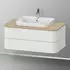 Duravit Happy D.2 Plus Waschtischunterschrank mit 2 Auszügen für Konsole + Möbelwaschtisch B100 H40.8 ohne Einrichtungssystem HP496103939