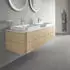 Duravit Happy D.2 Plus Waschtischunterschrank mit 4 Auszügen für Konsole + Aufsatzwaschtisch B160 H40.8 ohne Einrichtungssystem HP4974B7171