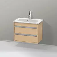 Duravit Waschtischunterschrank Ketho Compact 60x38,5cm, Ei Nat, 2 Schubk.,