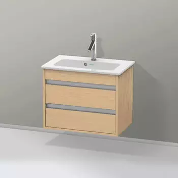 Duravit Ketho Waschtischunterschrank Compact mit 2 Ausz&uuml;gen B60 H48 KT645203030