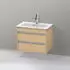 Duravit Ketho Waschtischunterschrank Compact mit 2 Auszügen B60 H48 KT645203030