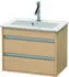 Duravit Ketho Waschtischunterschrank Compact mit 2 Auszügen B60 H48 KT645203030