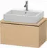 Duravit L-Cube Waschtischunterschrank für Konsole Compact mit 1 Auszug B72 H40 ohne Einrichtungssystem LC580103030