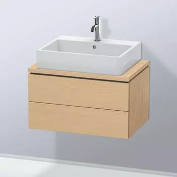 Duravit L-Cube Waschtischunterschrank f&uuml;r Konsole Compact mit 2 Ausz&uuml;gen B72 H40 ohne Einrichtungssystem LC580603030