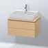 Duravit L-Cube Waschtischunterschrank für Konsole Compact mit 2 Auszügen B72 H40 ohne Einrichtungssystem LC580603030