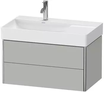 Duravit XSquare Waschtischunterbau wandh&auml;ngend Betongrau Matt 784x460x397 mm - XS416800707 XS416800707