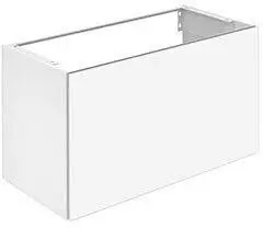KEUCO X-Line Unterschrank für Waschtisch 1 Auszug 100 x 60,5 x 49 cm Weiß/Weiß Matt (3317230)