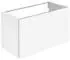 KEUCO X-Line Unterschrank für Waschtisch 1 Auszug 100 x 60,5 x 49 cm Weiß/Weiß Matt (3317230)