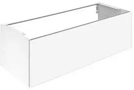 KEUCO X-Line Unterschrank f&uuml;r Waschtisch 1 Auszug 120 x 40 x 49 cm Wei&szlig;/Wei&szlig; Matt (3318130)