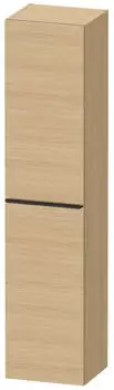 Duravit D-Neo Hochschrank 40 x 176 cm, 1 T&uuml;r Anschlag links, Griff diamantschwarz (DE1328LBD300000)