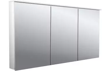 emco flat 2 Design LED-Lichtspiegelschrank 140 cm, mit Lichtsegel, 3 Türen (979706406)
