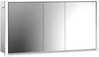 Emco loft LED-Lichtspiegelschrank 160 cm, 3 T&uuml;ren, Unterputzmodell, Badm&ouml;bel,