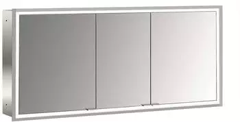 emco prime Facelift LED-Lichtspiegelschrank 140 cm, 3 T&uuml;ren, Unterputzmodell (949706397)